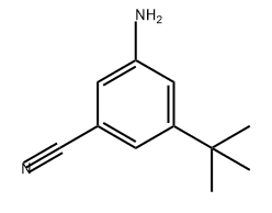Benzonitrile, 3-amino-5-(1,1-dimethylethyl)- Structural