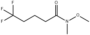 Pentanamide, 5,5,5-trifluoro-N-methoxy-N-methyl- Structural