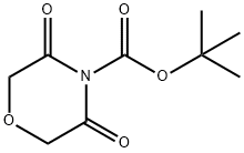 tert-Butyl 3,5-dioxomorpholine-4-carboxylate Structural
