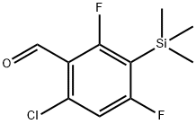 Benzaldehyde, 6-chloro-2,4-difluoro-3-(trimethylsilyl)- Structural