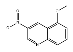 Quinoline, 5-methoxy-3-nitro- Structural