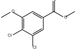 Benzoic acid, 3,4-dichloro-5-methoxy-, methyl ester Structural