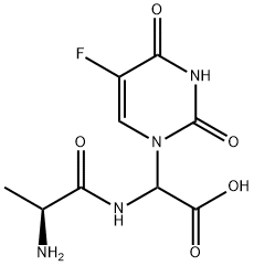 Glycine, N-L-alanyl-2-(5-fluoro-3,4-dihydro-2,4-dioxo-1(2H)-pyrimidinyl)- (9CI) Structural