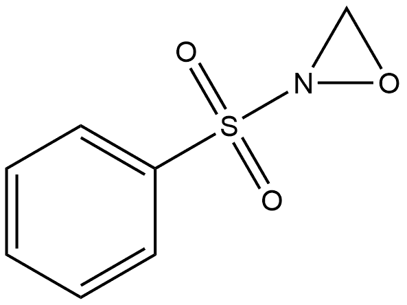 Oxaziridine, 2-(phenylsulfonyl)- Structural