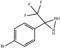 Diaziridine, 3-(4-bromophenyl)-3-(trifluoromethyl)- Structural