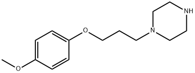 Piperazine, 1-[3-(4-methoxyphenoxy)propyl]- Structural