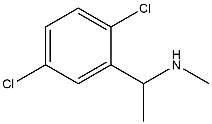 Benzenemethanamine, 2,5-dichloro-N,α-dimethyl- Structural