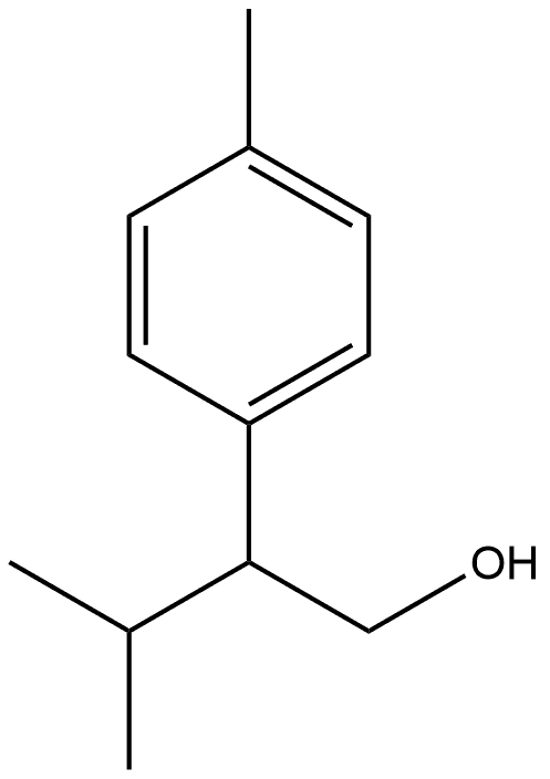 Benzeneethanol, 4-methyl-β-(1-methylethyl)- Structural