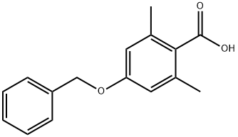 Benzoic acid, 2,6-dimethyl-4-(phenylmethoxy)- Structural