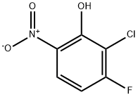 Phenol, 2-chloro-3-fluoro-6-nitro- Structural