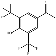 Ethanone, 1-[4-hydroxy-3,5-bis(trifluoromethyl)phenyl]- Structural