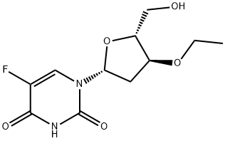 Uridine, 2'-deoxy-3'-O-ethyl-5-fluoro- (9CI) Structural