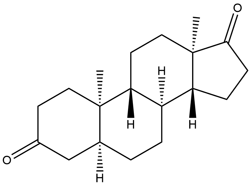 Androstane-3,17-dione, (5α,8α,9β,10α,13α,14β)- Structural