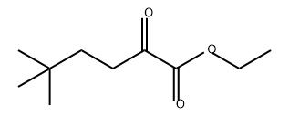 Hexanoic acid, 5,5-dimethyl-2-oxo-, ethyl ester Structural