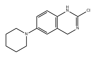 Quinazoline, 2-chloro-1,4-dihydro-6-(1-piperidinyl)- Structural
