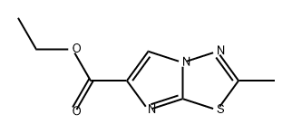 Imidazo[2,1-b]-1,3,4-thiadiazole-6-carboxylic acid, 2-methyl-, ethyl ester Structural