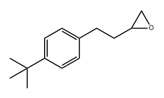 Oxirane, 2-[2-[4-(1,1-dimethylethyl)phenyl]ethyl]- Structural