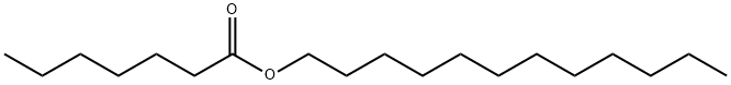 Heptanoic acid, dodecyl ester Structural
