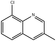 Quinoline, 8-chloro-3-methyl- Structural