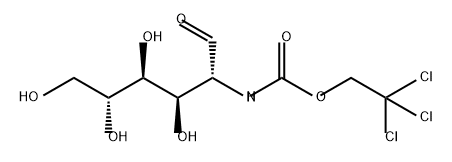 D-Glucose, 2-deoxy-2-[[(2,2,2-trichloroethoxy)carbonyl]amino]- Structural