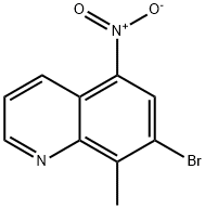 Quinoline, 7-bromo-8-methyl-5-nitro- Structural
