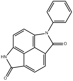 Isoindolo[6,7,1-cde]indole-2,5-dione, 1,6-dihydro-1-phenyl- Structural