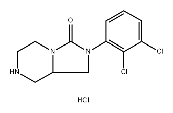 Imidazo[1,5-a]pyrazin-3(2H)-one, 2-(2,3-dichlorophenyl)hexahydro-, hydrochloride (1:1) Structural