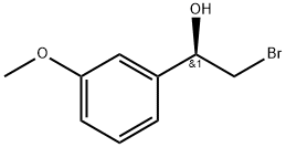 Benzenemethanol, α-(bromomethyl)-3-methoxy-, (αR)- Structural