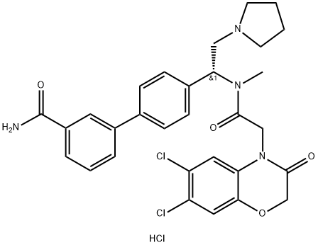 GSK 1562590 HYDROCHLORIDE Structural