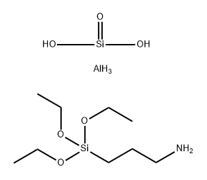 1-Propanamine, 3-(triethoxysilyl)-, reaction products with pyrophyllite (Al2O(Si2O5)2)     