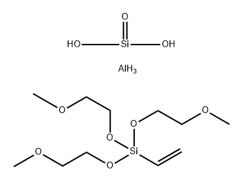 2,5,7,10-Tetraoxa-6-silaundecane, 6-ethenyl-6-(2-methoxyethoxy)-, reaction products with pyrophyllite (Al2O(Si2O5)2)    