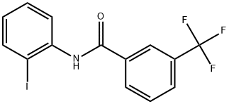 N-(2-Iodophenyl)-3-(trifluoromethyl)benzamide Structural