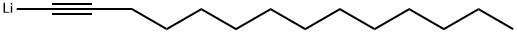 Lithium, 1-tetradecynyl- (9CI) Structural