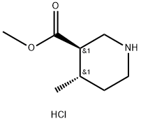 rel-methyl (3R,4S)-4-methylpiperidine-3-carboxylate hydrochloride Structural