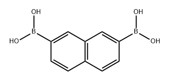 naphthalene-2,7-diyldiboronic acid Structural