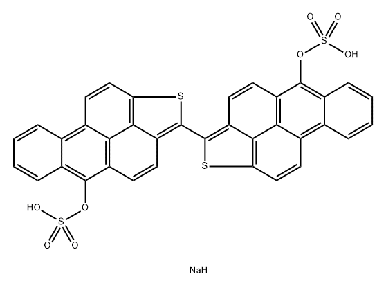 [2,2'-Bibenzo[4,5]phenaleno[1,9-bc]thiophene]-5,5'-diol, bis(hydrogen sulfate), disodium salt