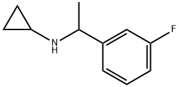 Benzenemethanamine, N-cyclopropyl-3-fluoro-α-methyl- Structural