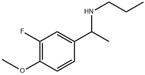 Benzenemethanamine, 3-fluoro-4-methoxy-α-methyl-N-propyl- Structural