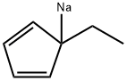 Sodium, (1-ethyl-2,4-cyclopentadien-1-yl)- Structural