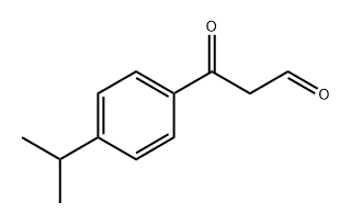 Benzenepropanal, 4-(1-methylethyl)-β-oxo- Structural