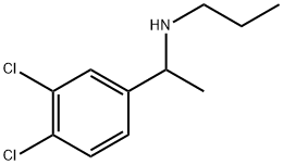 Benzenemethanamine, 3,4-dichloro-α-methyl-N-propyl- Structural