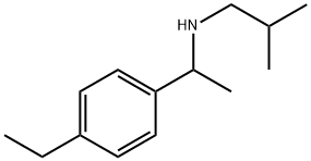 Benzenemethanamine, 4-ethyl-α-methyl-N-(2-methylpropyl)- Structural
