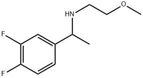 Benzenemethanamine, 3,4-difluoro-N-(2-methoxyethyl)-α-methyl- Structural