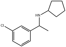 Benzenemethanamine, 3-chloro-N-cyclopentyl-α-methyl- Structural