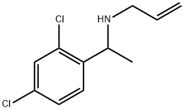 Benzenemethanamine, 2,4-dichloro-α-methyl-N-2-propen-1-yl- Structural