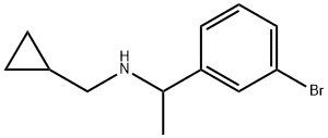 Benzenemethanamine, 3-bromo-N-(cyclopropylmethyl)-α-methyl- Structural