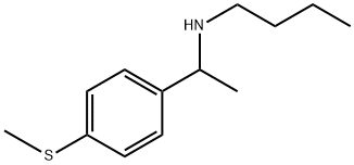 Benzenemethanamine, N-butyl-α-methyl-4-(methylthio)- Structural