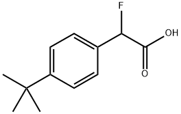 Benzeneacetic acid, 4-(1,1-dimethylethyl)-α-fluoro- Structural