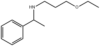 Benzenemethanamine, N-(3-ethoxypropyl)-α-methyl- Structural