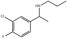 Benzenemethanamine, 3-chloro-4-fluoro-α-methyl-N-propyl- Structural